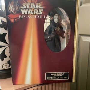 Hasbro Star Wars Episode I Queen Amidala Doll - Black and Red